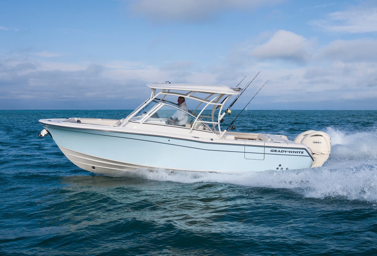 Grady White at the New York Boat Show